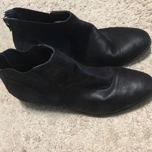 Black ankle boots